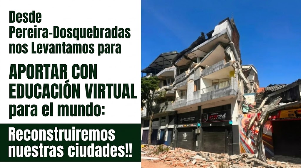 Mensaje de reconstruccion con emprendimiento despues del terremoto