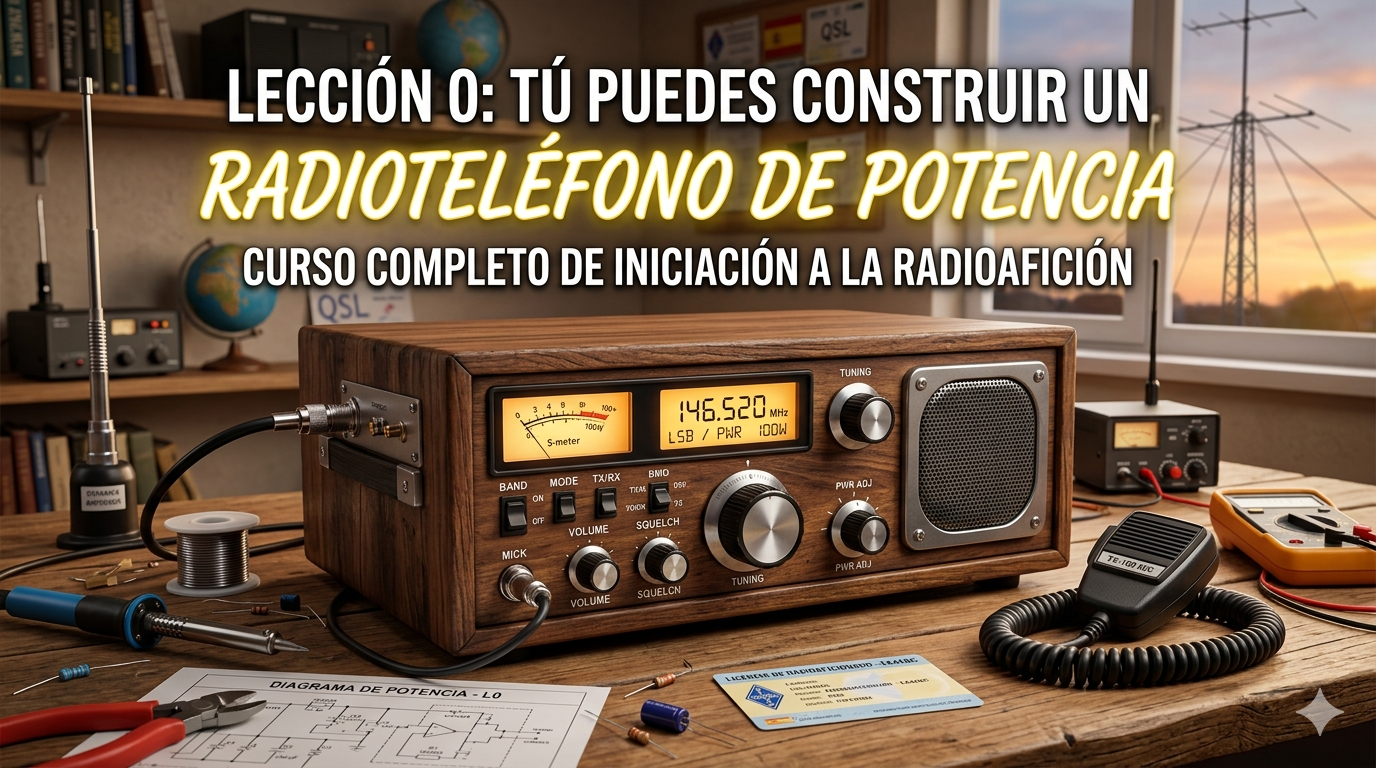 Portada del módulo introductorio del diplomado Radioafición Aplicada